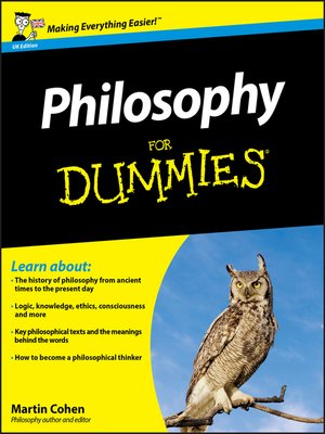 cover image of Philosophy For Dummies, UK Edition